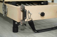 Equipo de Pilates Plegable de Alta Calidad con Pedales y 6 Resortes, Ajustable en Altura, de Madera de Arce, Venta al por Mayor