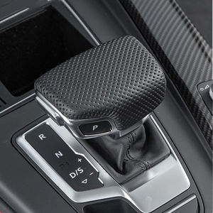 Funda Protectora de Palanca de Cambios de PU Perforada Ligera de Primera Calidad, Marco de Cubierta de Perilla de Cambio, Acabado <span class=keywords><strong>Interior</strong></span> para <span class=keywords><strong>Audi</strong></span> Q7 A5 A7 - Product Image 5