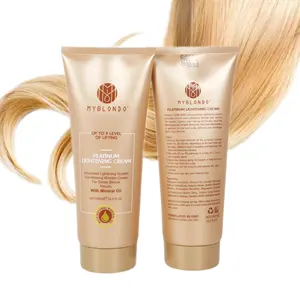 Alta qualidade clareamento cram para cabelos brancos loiros atacado a granel oem cabelo profissional produto