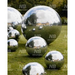 Decoration Indoor 10cm 20cm 30cm 40cm 50cm 60cm 70cm 80cm Large Size Gold Christmas Inflatable Mirror Ball <b>Customized</b> Smooth Big - Product Image 1