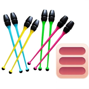 Bâton de gymnastique rythmique de couleur unie pour spectacle de danse, vente en gros - Product Image 3
