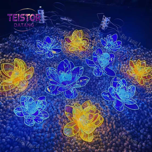 Luces LED 3D Personalizadas con Motivos de Rosas y Tulipanes para Paisajes Comerciales y Festivos - Product Image 2