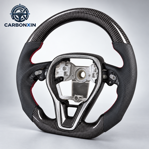 Volant personnalisé en fibre de carbone forgée avec LED pour Toyota Corolla Le E160 E210 Gr LC300 Fortuner Land Cruise GR 2010 2021 2022 - Product Image 2