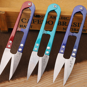 Embroidery <b>Scissors</b> Stainless Steel Zinc Alloy Handle Spring U Type For <b>Sewing</b> Craft Home Use - Product Image 2