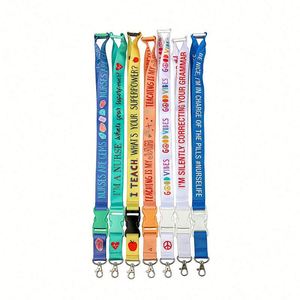 Custom <b>Polyester</b> <b>Lanyards</b> Eco-Friendly Recycled PET <b>Lanyard</b> | Customizable Color & Logo | Sustainable Corporate Gift - Product Image 4
