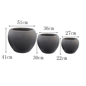 <span class=keywords><strong>Maceta</strong></span> de arcilla de fibra grande para exteriores moderna, <span class=keywords><strong>maceta</strong></span> de fibra de vidrio para Balcón de casa, <span class=keywords><strong>maceta</strong></span> decorativa de hotel de jardín de hormigón grande popular - Product Image 4