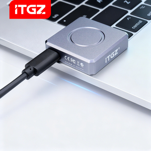กล่องใส่ SSD M.2 2230 ITGZ ขายดี ความเร็วสูง 10Gbps NVMe USB C 3.1 กล่องฮาร์ดดิสก์ภายนอกอะลูมิเนียม รับทำโลโก้ OEM ความเร็วสูง - Product Image 1