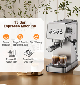 Machine à expresso fabriquée en Chine, commande mécanique par bouton-poussoir, cafetière domestique, prise en charge OEM ODM, marque privée - Product Image 2