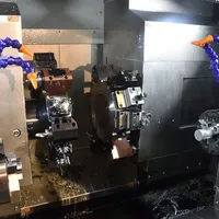 Tour CNC à double broche et à double canal avec tourelle en direct BMT65 en vente