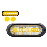 ECE R65 R10 Aprobado 18W6 LED Montaje en superficie Luces estroboscópicas con marcador lateral Señal de giro de freno inverso SA7003