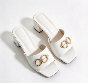 Chaussures d'été pour femmes à talons hauts en maille avec nœud, talon amande, bout ouvert et fin - Product Image 5