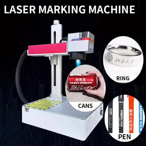Machine de gravure laser à fibre Mopa CNC 30W 50W 60W à refroidissement par air, économique, prenant en charge les formats DXF/AI/DWG/DST pour le marquage et l'impression de stylos - Product Image 1