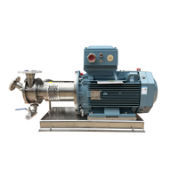 304/316 Émulsifiant d'aspiration de poudre directe d'usine d'acier inoxydable de catégorie sanitaire émulsionnent la pompe de mélangeur efficace