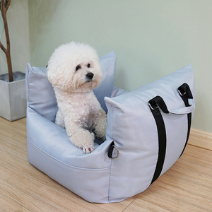 Diseño de logotipo de tamaño personalizado fácil de limpiar desmontable gato perro cachorro pequeño mascota coche viaje portador asiento cama bolsa con asas - Product Image 4