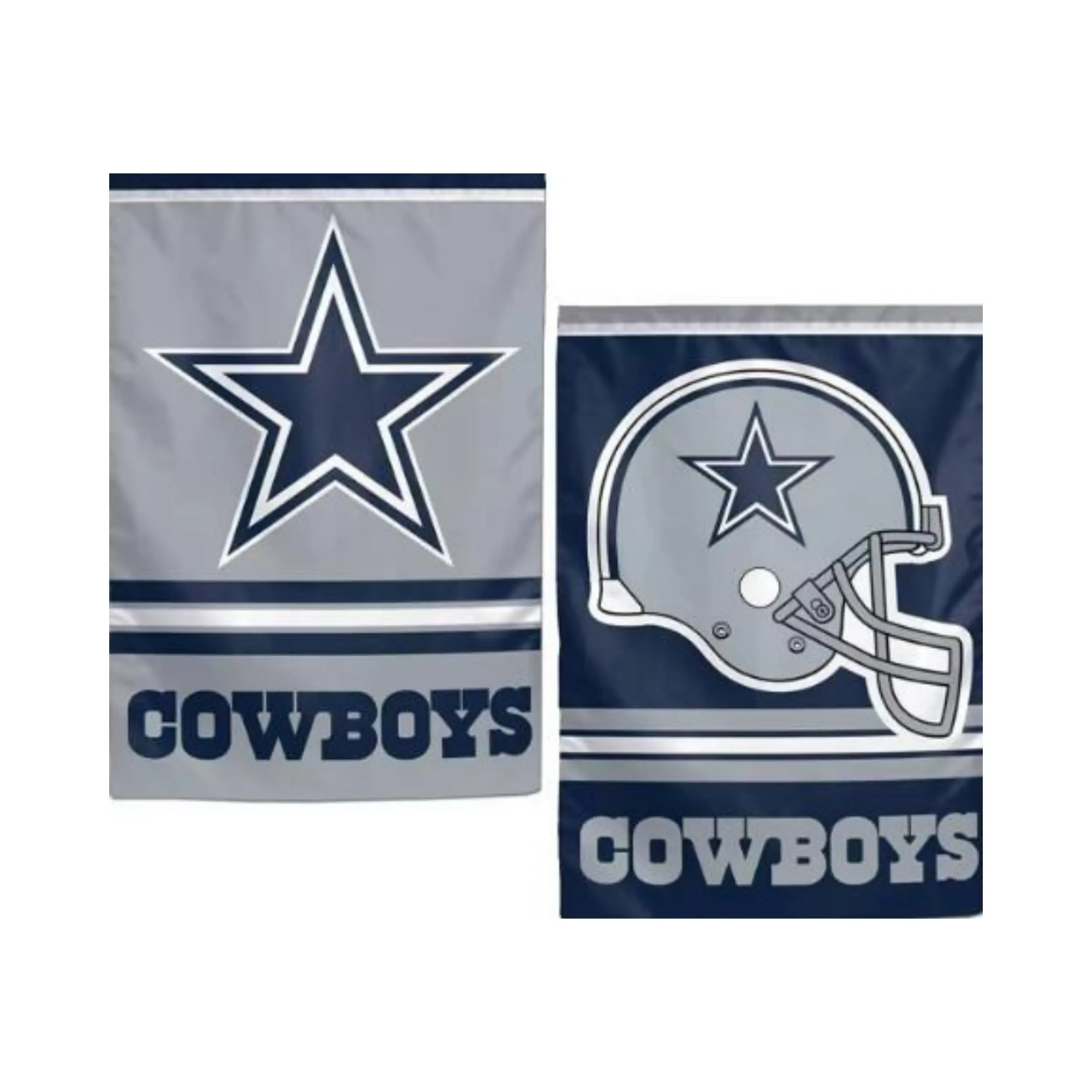 Dallas Cowboys individuelle 28 x 40 Zoll NFL Mannschafts-Haus-Gärtenflagge doppelte Größe Sublimations-Hausflagge