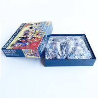 Kustom Pabrik 1000 2000 buah mesin pemotong teka-teki Jigsaw dibuat permainan Puzzle dewasa dengan kotak warna untuk mainan hiburan gratis