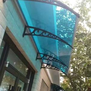 Tettoia Moderna <span class=keywords><strong>in</strong></span> <span class=keywords><strong>Policarbonato</strong></span> Solido, <span class=keywords><strong>Copertura</strong></span> per Balcone Esterno con Staffa <span class=keywords><strong>in</strong></span> Alluminio Impermeabile - Product Image 1