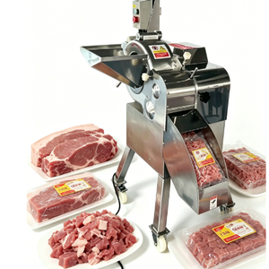 Máquina para Cortar Carne Cocida en Cubos, Equipo para Cortar Salchicha y Tocino en Cubos 3D - Product Image 1