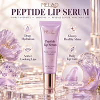 Sérum repulpant pour les lèvres au collagène, peptides et vitamine E – Formule personnalisée hydratation intense – Hydratant pour lèvres sèches – Soin quotidien