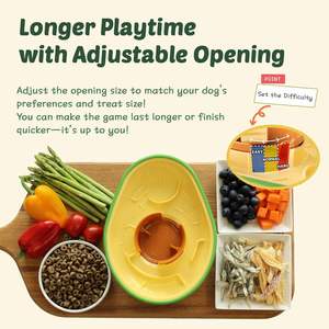 Comedero Lento para Perros, Diseño Aguacate, para Reducir la Comida Rápida, para Razas Grandes, Medianas y Pequeñas, Venta al Por Mayor, Novedad 2025 - Product Image 4