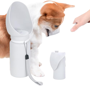 En çok satan katlanabilir seyahat içecek silikon taşınabilir açık köpekler için Pet besleyici dağıtıcı köpek su şişesi yürüyüş - Product Image 1