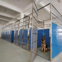 Sistema de Jaulas Modulares para Perros Grandes, Solución de Cerramiento para Interiores y Exteriores, Sistema de Refugio para Perros