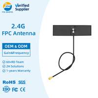 Antenne intégrée flexible FPC omnidirectionnelle verticale 2,4 GHz 3 dBi 50 Ohm à gain élevé avec connecteur U.FL pour appareil IoT LoRa LPWAN