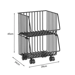 Hot Sell Ce-zertifizierter Gemüse-Aufbewahrung skorb Rotierender Stahl Gn Pan Tray Trolley Große Aufbewahrung tasche für Küchengeräte Vegeta