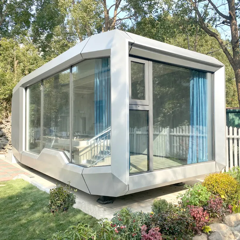 Modern Prefab Mobile Modular House Tiny Glass Office Luxury Home Shipping Container Houses