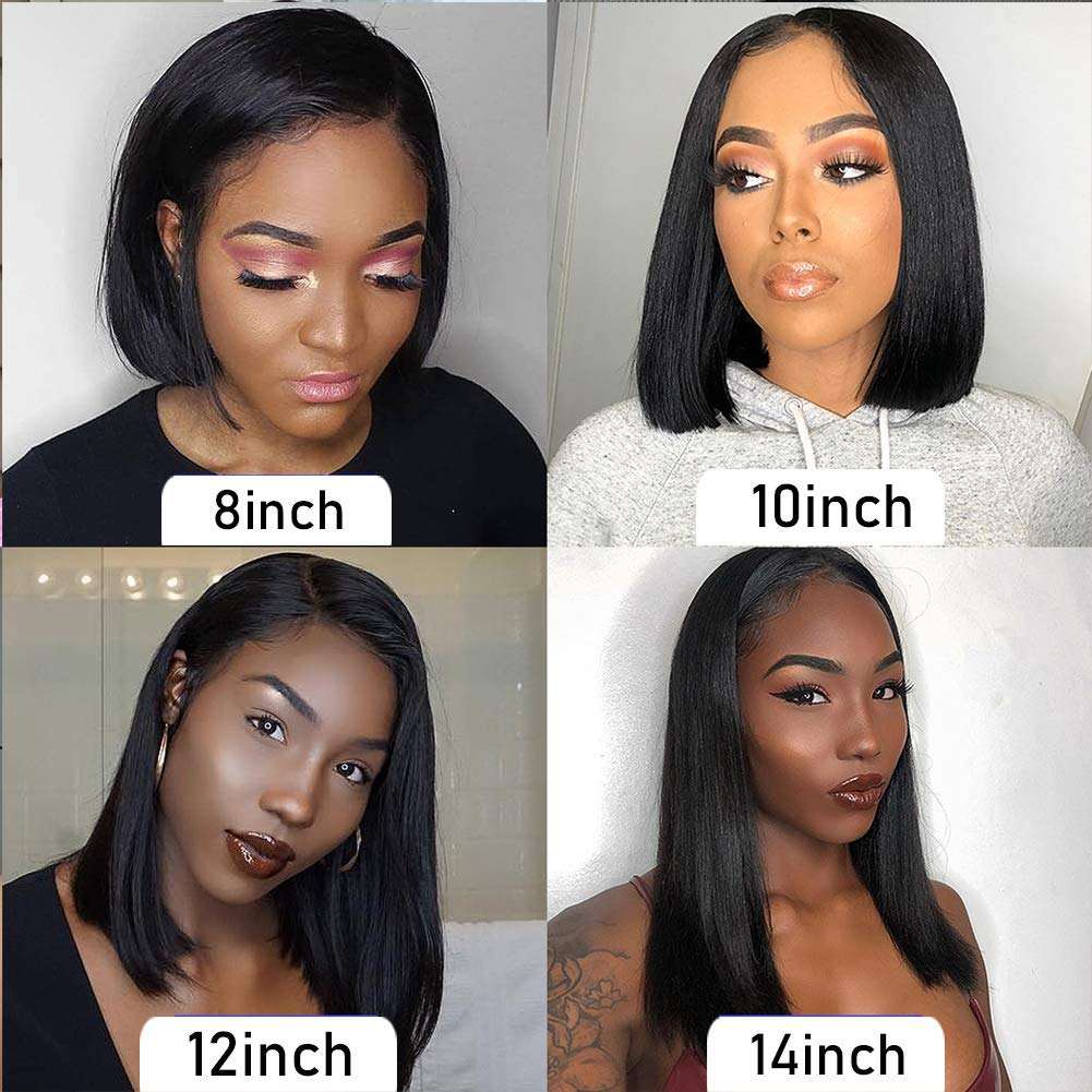 afro kinky curly short bob wig glueless lace front