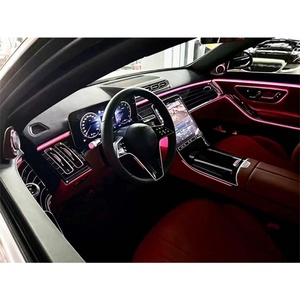 2021-2023 Car Upgrade Piano <b>Black</b> Interior Modification Kit Center <b>Console</b> Decorative Panel for Mercedes Benz S-Class W223 - Product Image 3