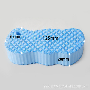 Esponja de baño 3D para bebés, almohadilla de limpieza suave de PVA para bebés de 0 a 12 meses, paño de lavado multifuncional con orificio - Product Image 3