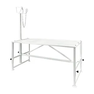 Premier Horned Milking Stand with Adjustable and Durable Headpiece Metal Trimming Stand for Sheep and Goats