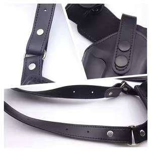 नई बाहरी सामरिक नायलॉन होल्स्टर स्लिंग चमड़े के बैग को छुपा हुआ कंधे को छुपाने के साथ डबल अंडरआर्म बैकपैक - Product Image 6