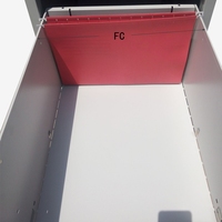 Armoire de rangement métallique verrouillable à 4 tiroirs pour cartes et dossiers, idéale pour la maison, le bureau, la salle de sport, l'hôpital, l'appartement et l'atelier