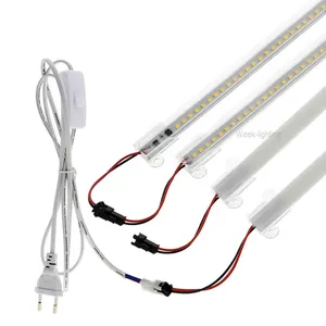 LED 튜브 라이트 AC220V 50cm 72LEDs 고휘도 나이트 바 2835 스트립 에너지 절약 램프 홈 주방 캐비닛 벽 장식
