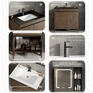 Suite di Mobili da Bagno di Lusso in Alluminio Aerospaziale e Fibra di Carbonio con Lavabo in Ceramica Monoblocco - Product Image 4
