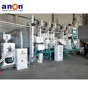 ANON 30-40 TPD Modern Automatic Mini Rice Mill plant for sale auto rice mill in bangladesh