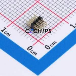 HX PZ1.0-2x4P ZZ Pin Header Through hole Component (THT),P=1mm Connector 2x4P 1mm 1mm Pin Header - Product Image 2