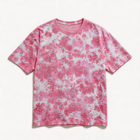 Camiseta Tie Dye de Diseño HuaYi con Certificación GOTS y GRS, 100% Algodón, Camiseta Informal Holgada, Ropa de Playa para Mujer, Tops Transpirables de Verano para Mujer