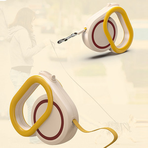 Automatic Retractable <b>Dog</b> Walking Rope Solid Pattern Outdoor Running Traction Belt Pet Supplies for <b>Dogs</b> - Product Image 2