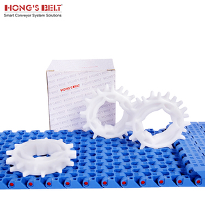 Hongsbelt 24T-2R スプリットスプロケット HS-502B モジュラーベルト用 POM 40mm 角穴 - Product Image 4