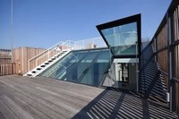 Tragaluces automáticos Techo retráctil de doble vidrio Ventanas Traducción plegable inteligente Techo solar