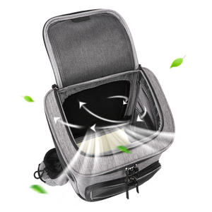 Mochila plegable para gatos y perros, bolsa de viaje al aire libre, senderismo, soporte inferior más grueso ventilado - Product Image 4