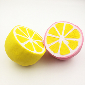 10CM Simulation Fruit Lemon PU Soft Squishy <b>Ball</b> Adults Kids Decompression <b>Squeeze</b> Toys Slow Rebound Sensory Fidget Toy Gift - Product Image 1