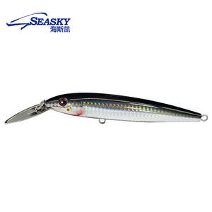 Seasky 30g gran juego plomo cebo duro hundimiento buceo profundo almizcle atún inoxidable labio cabeza curricán Minnow - Product Image 6