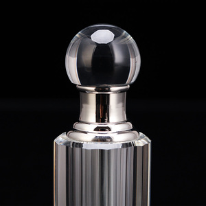 Small Bridge Wholesale Arabic Diamond Luxury Crystal Glass Unisex Perfume Bottle Small Flacon Essential Oil New <strong>Empty</strong> - Product Image 2