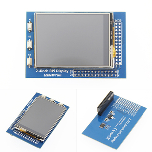 Pantalla Raspberry Pi de 2,4 pulgadas, resolución de 320 × 240, interfaz SPI de 260 Nits, pantalla táctil resistiva - Product Image 4