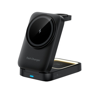 Chargeur sans fil 15W à charge rapide, support magnétique avec indicateur LED pour montre connectée - Product Image 5