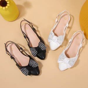 Nouvelles Sandales à Nœuds pour Filles, Chaussures d'Extérieur Élégantes pour Enfants, Collection Printemps-Été, Style Princesse Tendance - Product Image 1